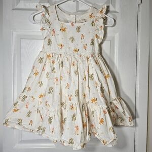 Happily Grey Kids Girl's size 7 Dress Fully Lined Cowgirl Rodeo Horse Theme